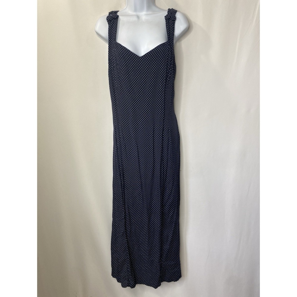 Vintage 90s D.B.Y. Polka Dot Dress Size 13/14 Y2K Rockabilly Pin Up Summer VACA